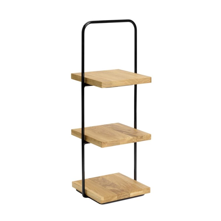 Buffetständer 23 x 19 cm, H: 59,5 cm Schwarz