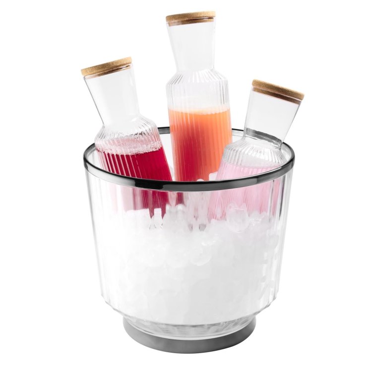 Wein- / Sektkühler -AUREO- Ø 28 cm, H: 25 10 Liter Kunststoff