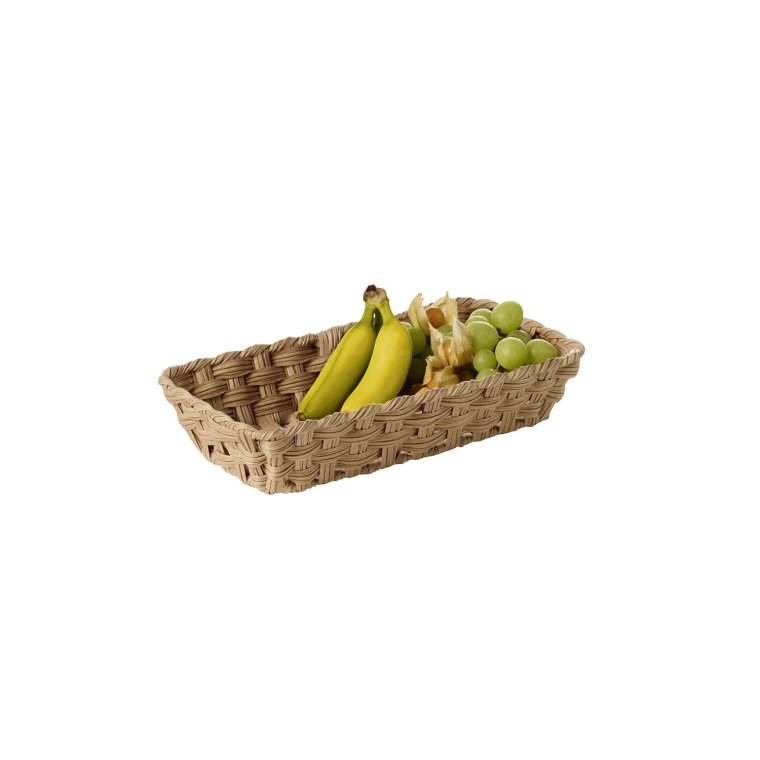 GN 1/3 Korb -TWIRL- 32,5 x 17,6 cm, H: 6,5 cm Braun