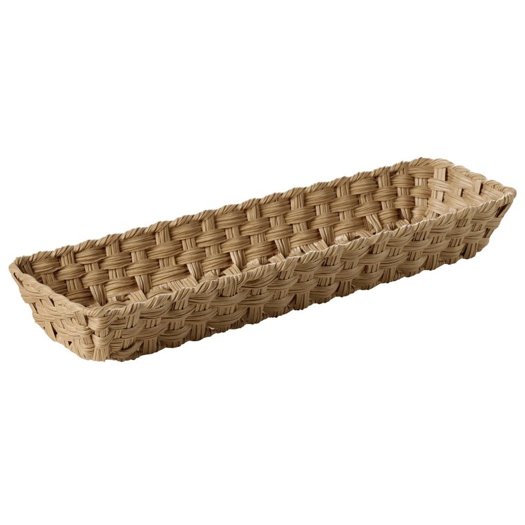 GN 2/4 Korb -TWIRL- 53 x 16,2 cm, H: 6,5 cm Braun