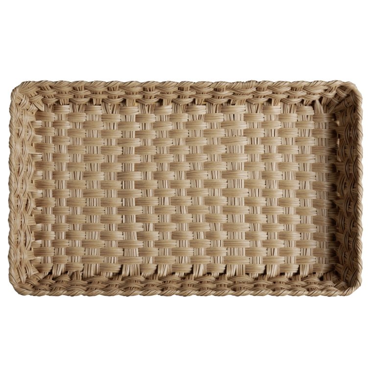 GN 1/1 Korb -TWIRL- 53 x 32,5 cm, H: 10 cm Braun