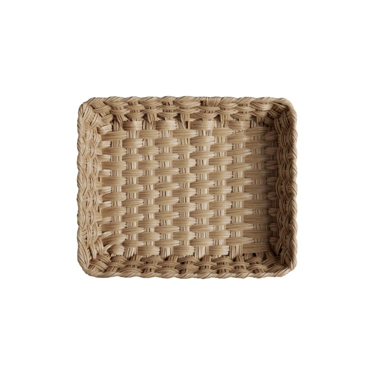 GN 1/2 Korb -TWIRL- 32,5 x 26,5 cm, H: 10 cm Braun