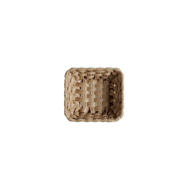 GN 1/6 Korb -TWIRL- 17,6 x 16,2 cm, H: 10 cm Braun