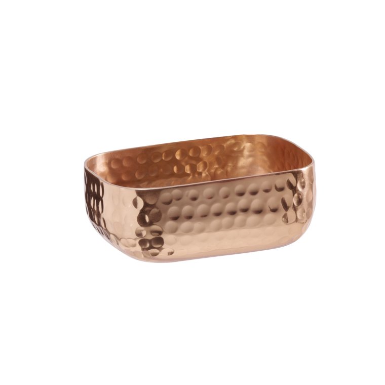 Schale -CRAFT- 12 x 9,5 cm, H: 5 cm Kupfer-look