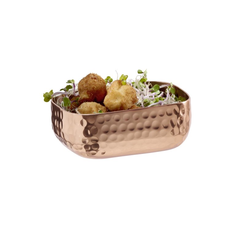 Schale -CRAFT- 12 x 9,5 cm, H: 5 cm Kupfer-look