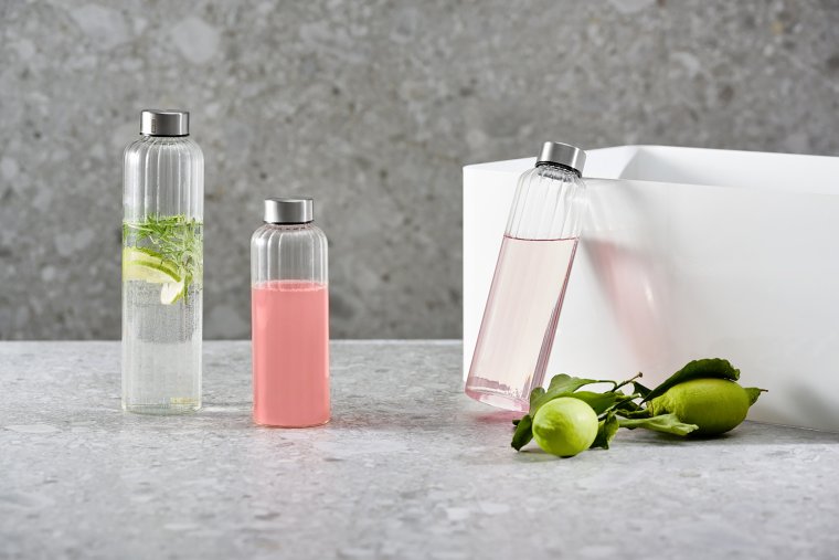 Trinkflasche -EVERLINE- Ø 6,5 cm, H: 19,5 cm