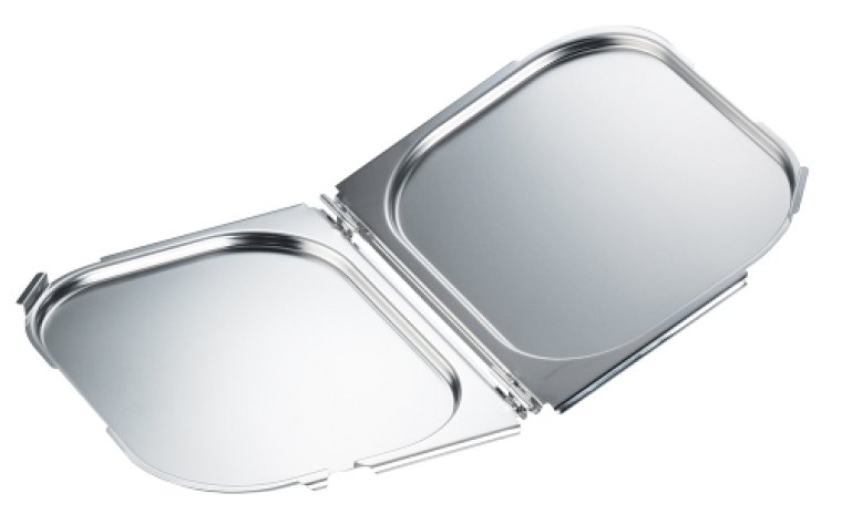 GN Deckel Universal Scharnierdeckel mit Löffelaussparung GDS-UL 1/1 Edelstahl