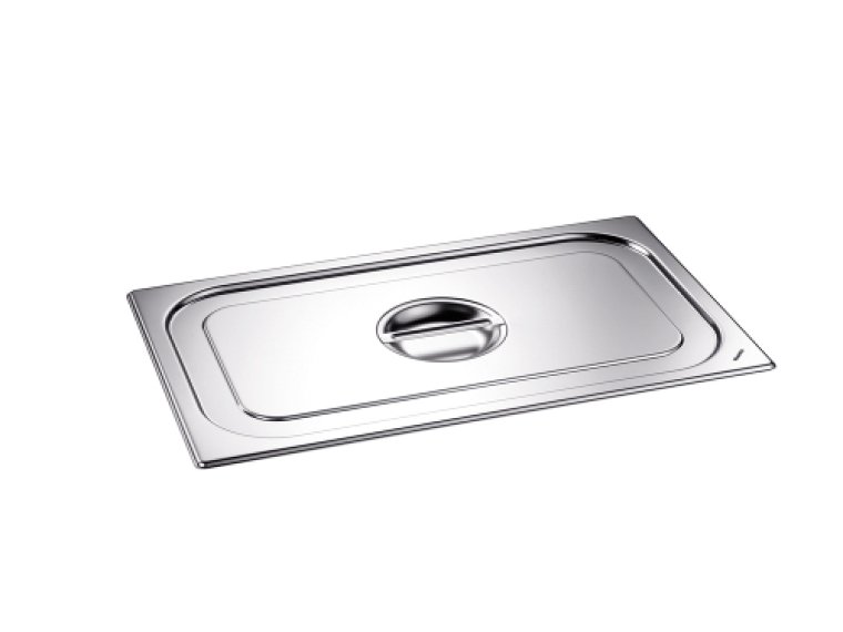 GN Deckel mit Griffmulde GD 2/4 Edelstahl