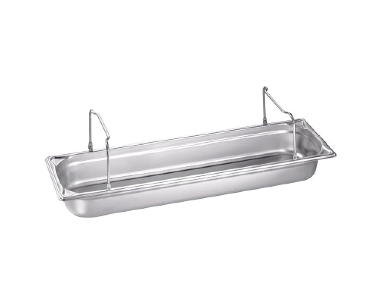 GN-Behälter mit Bügelgriffen GN-B 2/4-65 530 x 162 mm GN 2/4 Edelstahl