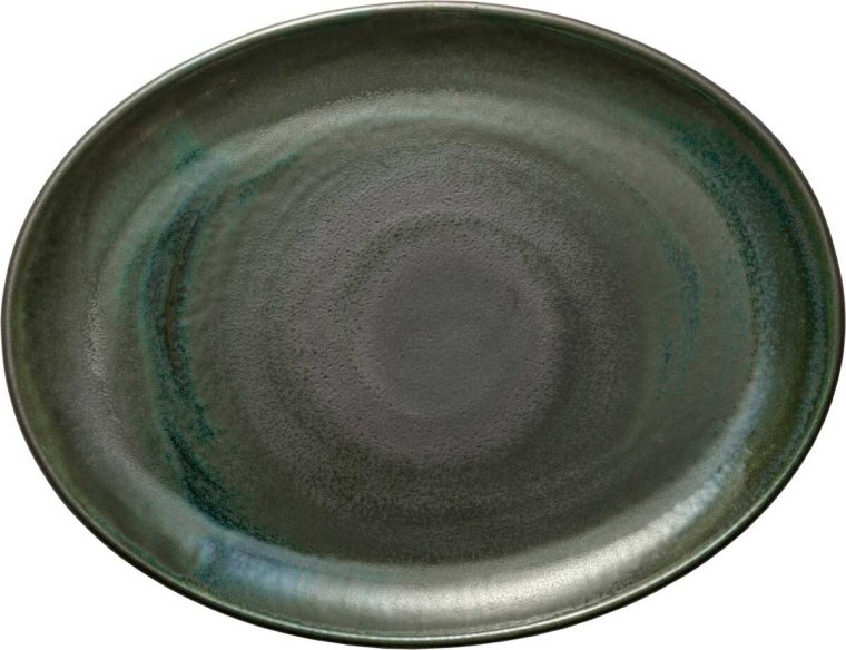 Servierplatte oval coup 36x28 cm Perfect Match Avocado