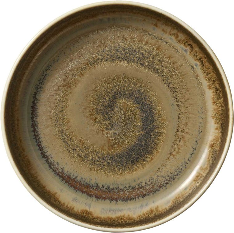 Teller tief rund hoher Rand 21 cm Perfect Match Cumin