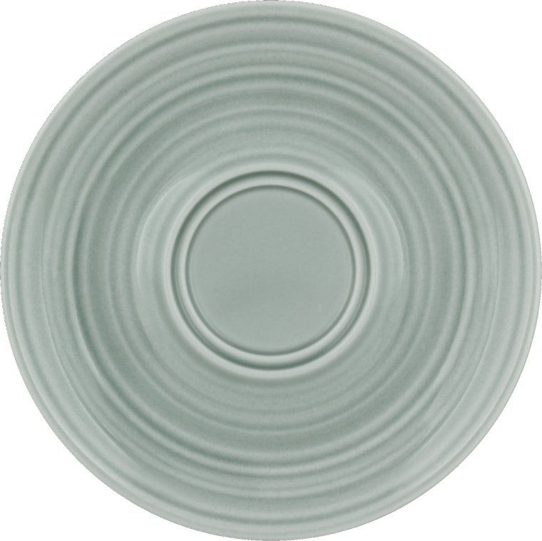 Untertasse rd. Doppelspiegel Struktur SEA 16cm / COUNTRY HOUSE Porzellan