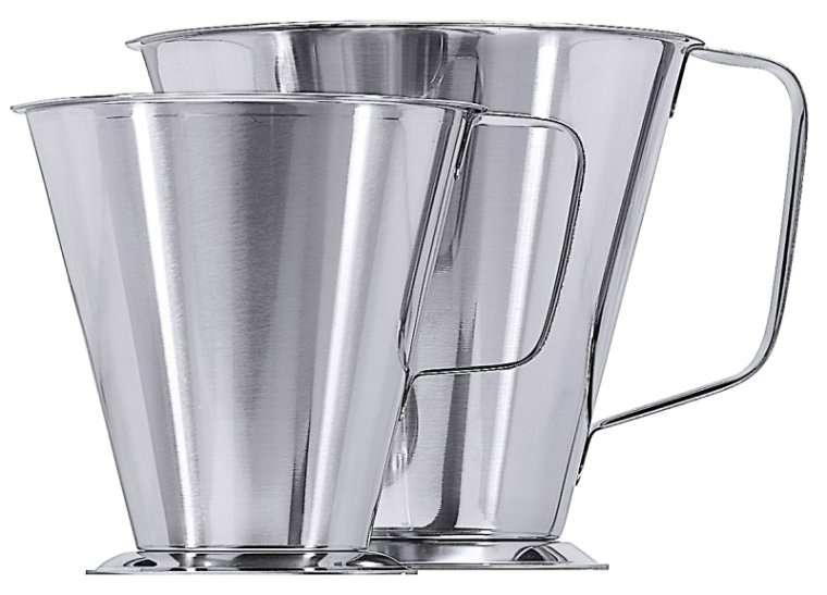 Messbecher mit Fuß 2 l