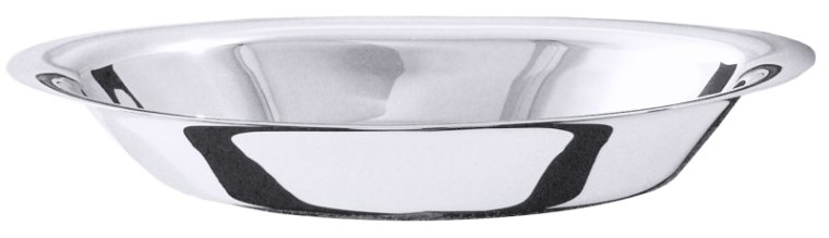 Brotschale, oval 305 x 165 mm Edelstahl
