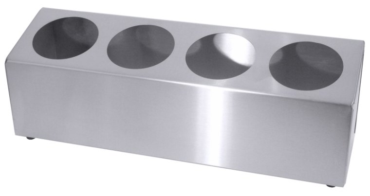 Besteckbehälter für 4 Besteckköcher Ø 100 mm