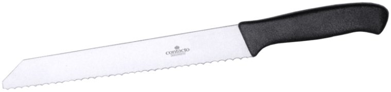 Brotmesser mit Wellenschliff 22 cm Edelstahl