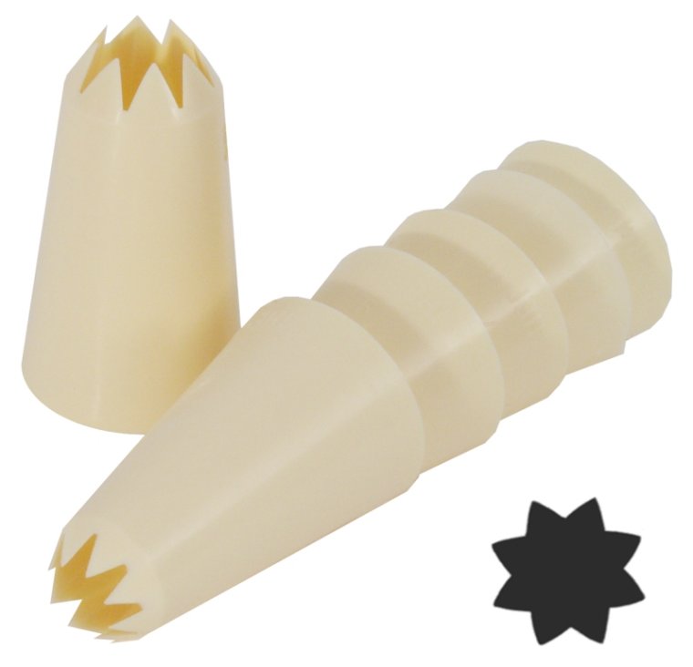 Sterntüllensatz Ø 3 mm Kunststoff