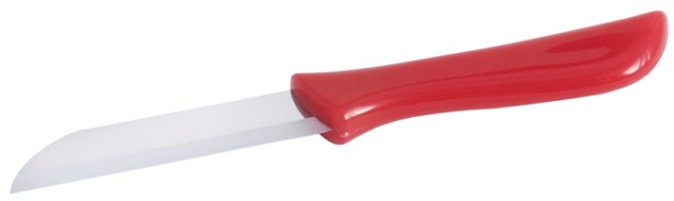Küchenmesser, glatt rot