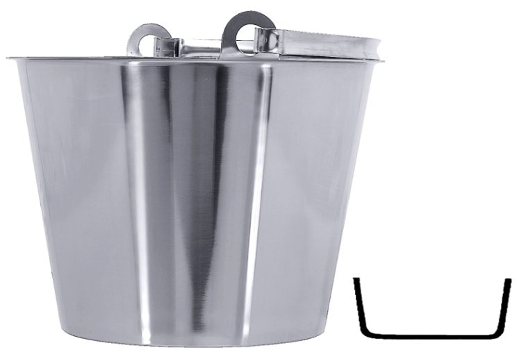 Eimer ohne Bodenreifen 15 l