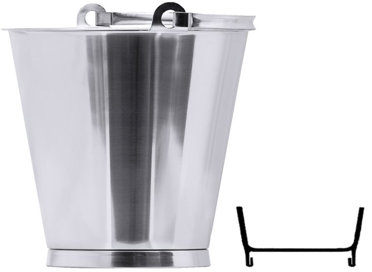 Eimer mit verstärktem Bodenreifen 15 l