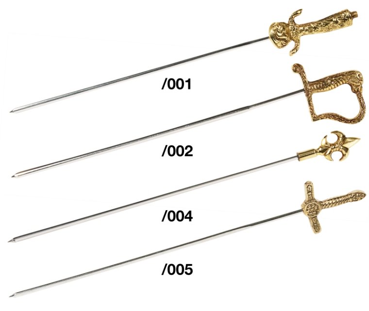 Fleischspieß (Säbel) Edelstahl