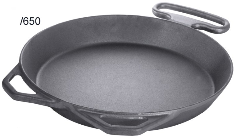 Eisenguss-Riesenpfanne 80 cm