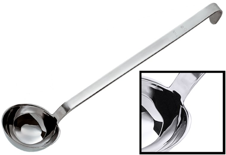 Schöpfkelle, fugenlos 6 cm Edelstahl