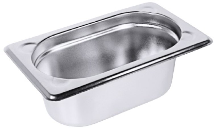 GN-Behälter Serie 8600 1/9 / 65 mm GN Edelstahl