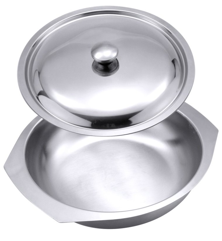 Beilageschüssel, flach 0,8 l Edelstahl