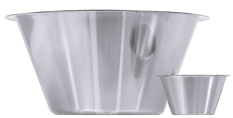 Schüssel 5 l Edelstahl