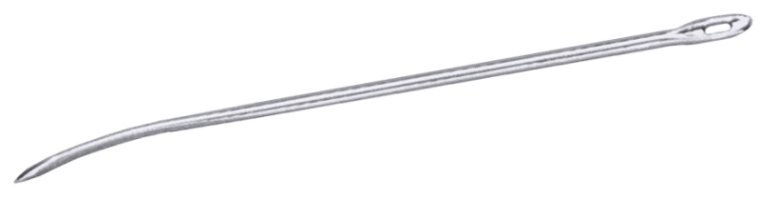Dressiernadel, gebogen 20 cm