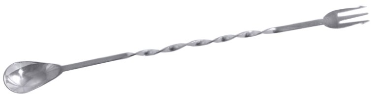 Barlöffel mit Gabel 24,5 cm