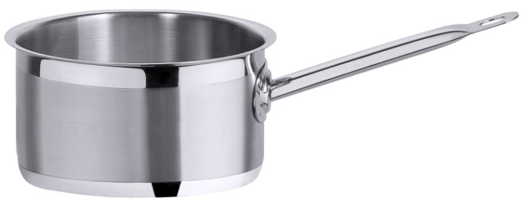 Stielkasserolle, hoch 20 cm Edelstahl