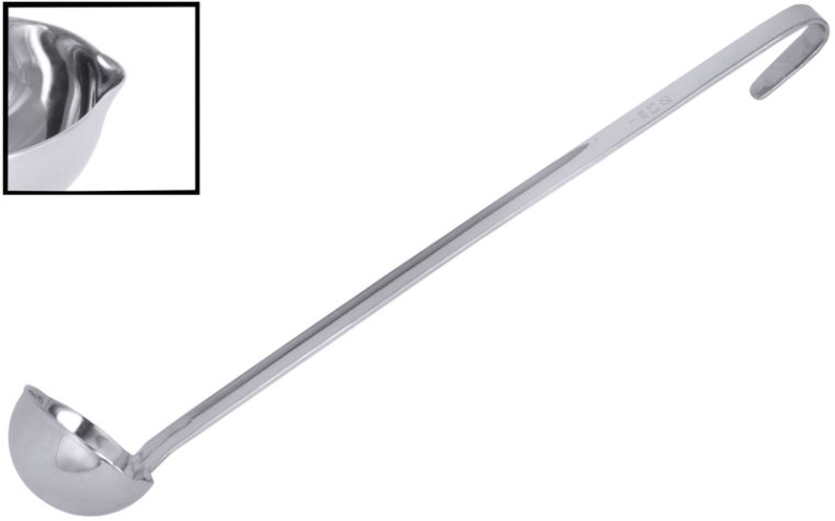 Servierkelle, fugenlos 0,2 l Edelstahl