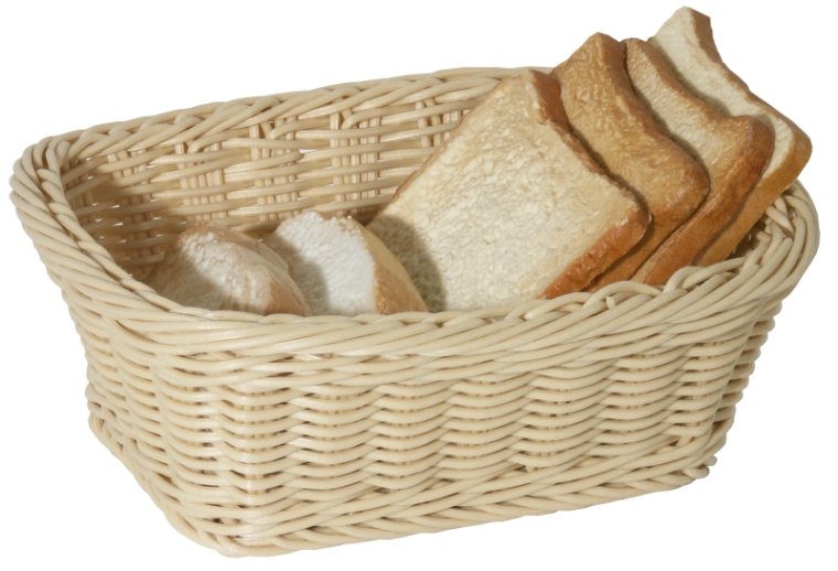 Brotkorb 23 x 18,5 cm Kunststoff