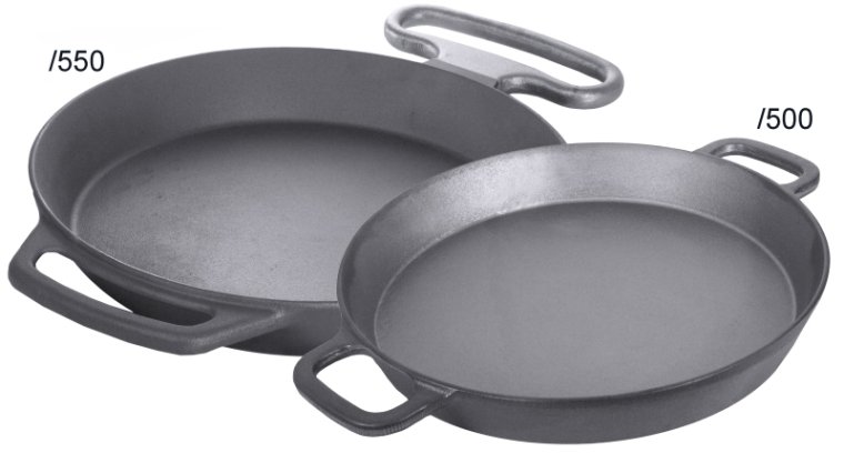 Eisenguss-Riesenpfanne 50 cm