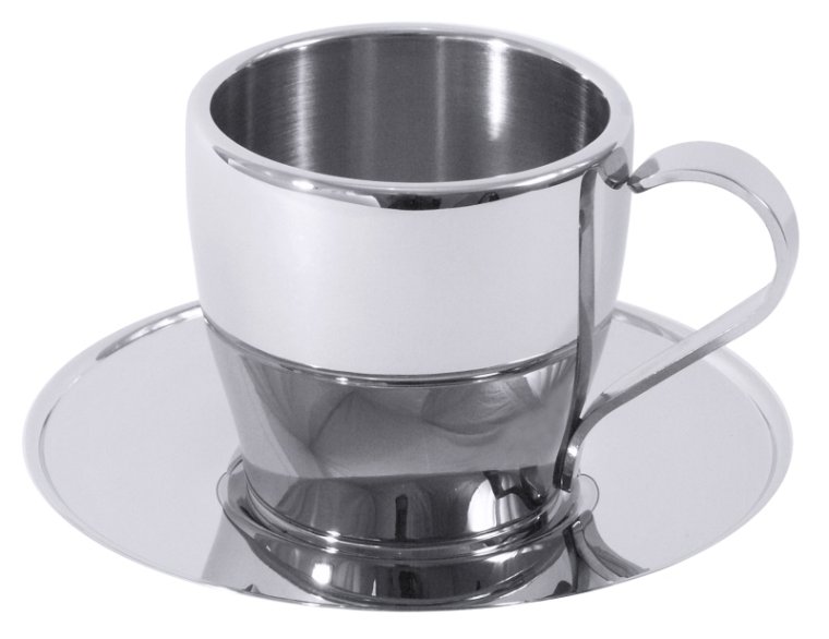 Espresso-/ Cappuccinotasse (hier: Kaffee-/Cappuccino-Tasse)