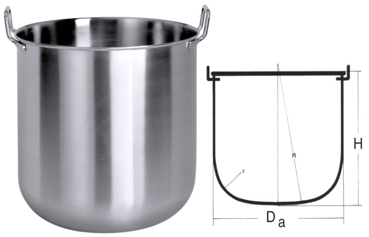 Schlagmaschinenkessel 355 mm