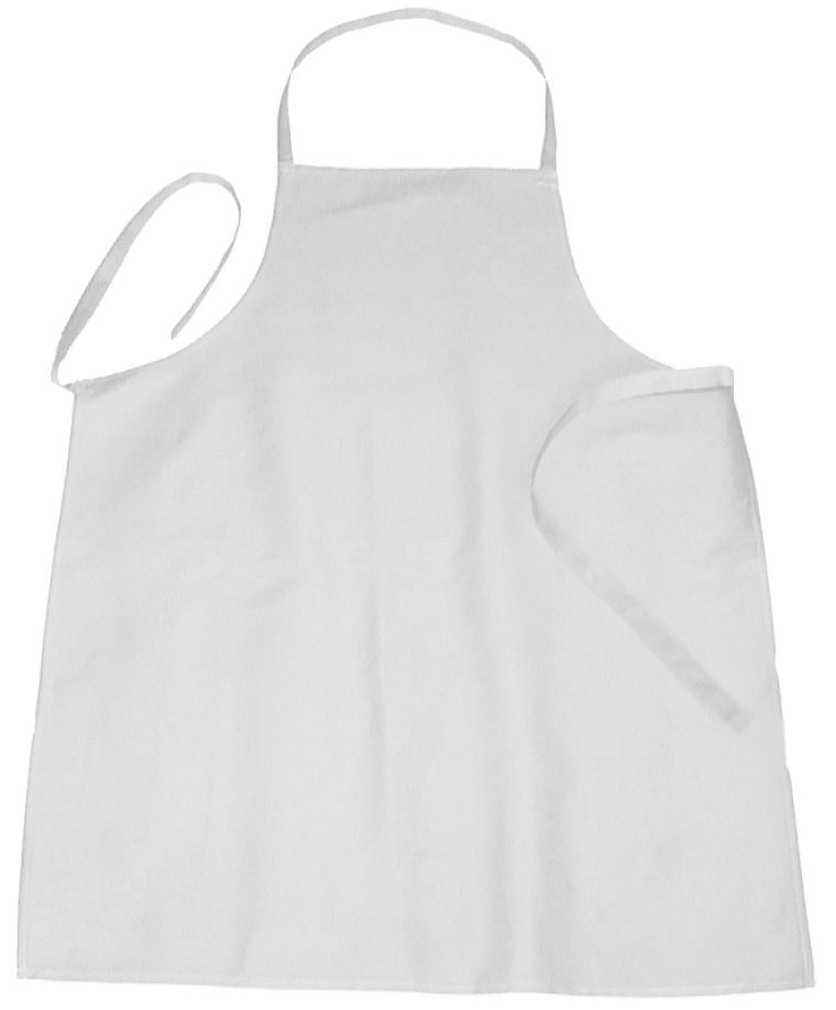 Schürze mit Latz 90 cm