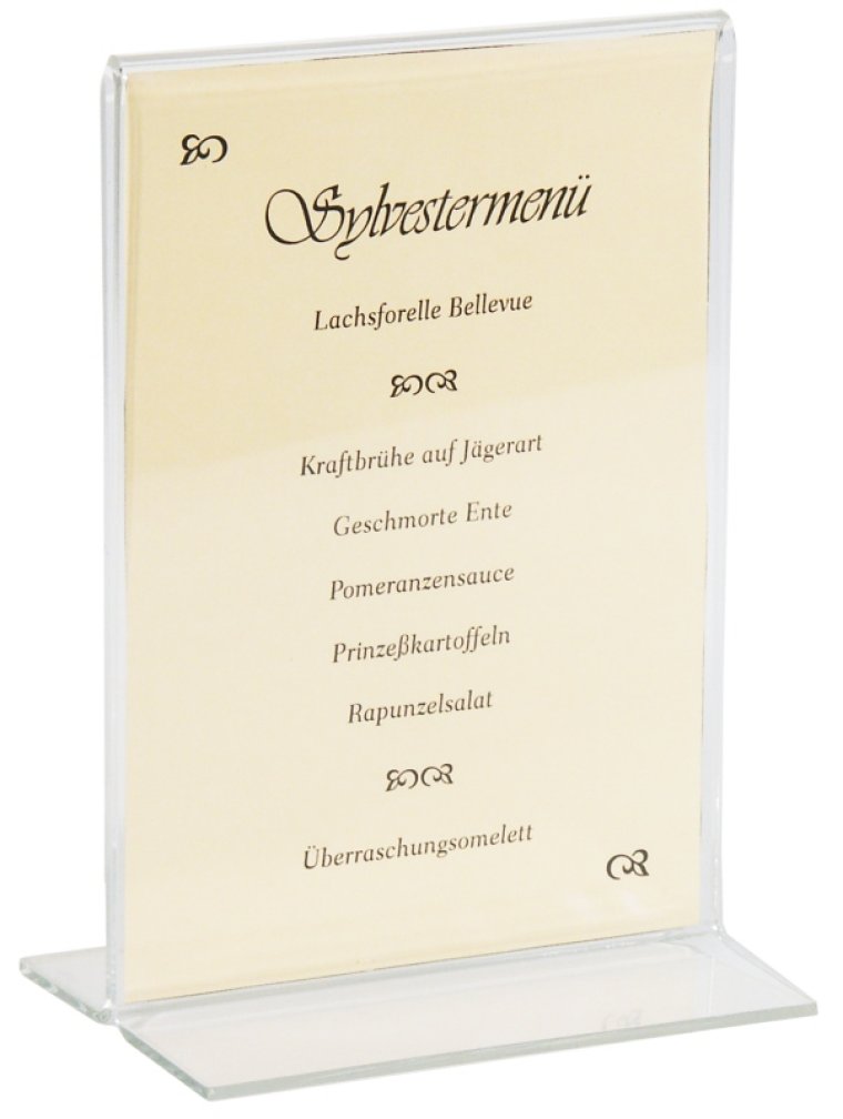 Speisekartenhalter 15 x 10 cm