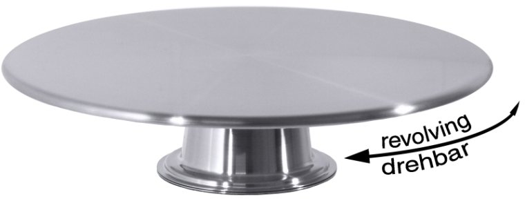 Tortenplatte 30 cm drehbar