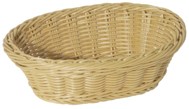 Brotkorb oval 24 x15 cm Kunststoff