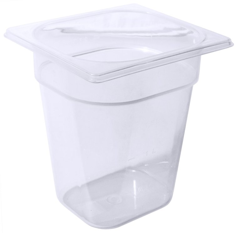 GN-Behälter Polypropylen 2,5 l / 1/6 GN Kunststoff