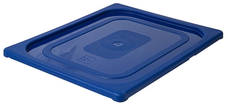GN Deckel, farbig 1/2 / blau Kunststoff