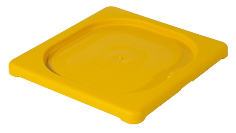 GN Deckel, farbig 1/6 / gelb Kunststoff