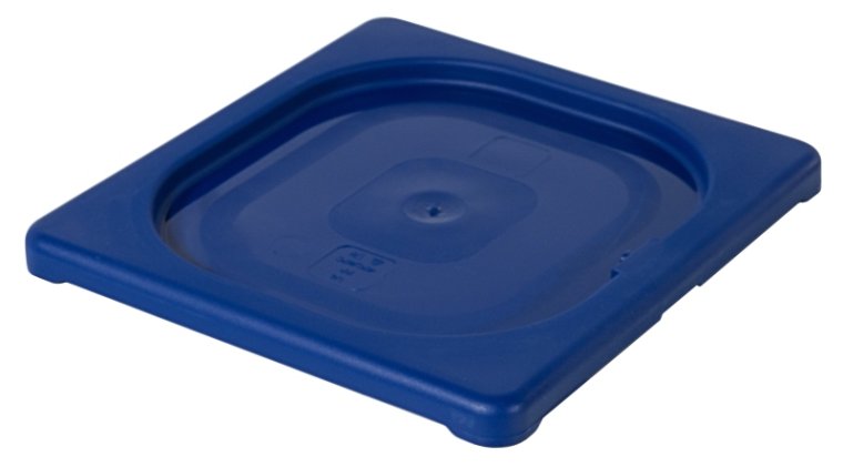 GN Deckel, farbig 1/6 / blau Kunststoff
