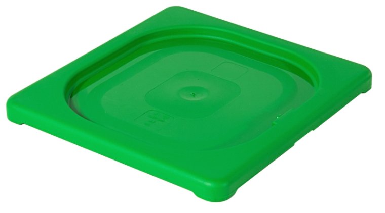 GN Deckel, farbig 1/6 / grün Kunststoff