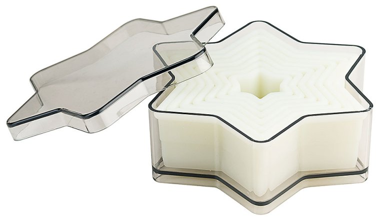 Ausstecher Schneeflocke 7 tlg. Ø 40 mm Kunststoff