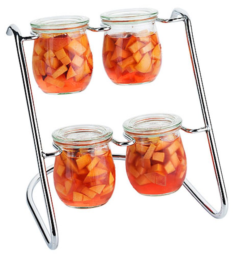 Serviergestell mit Tulpengläser von Weck® 4 210 x 220 mm