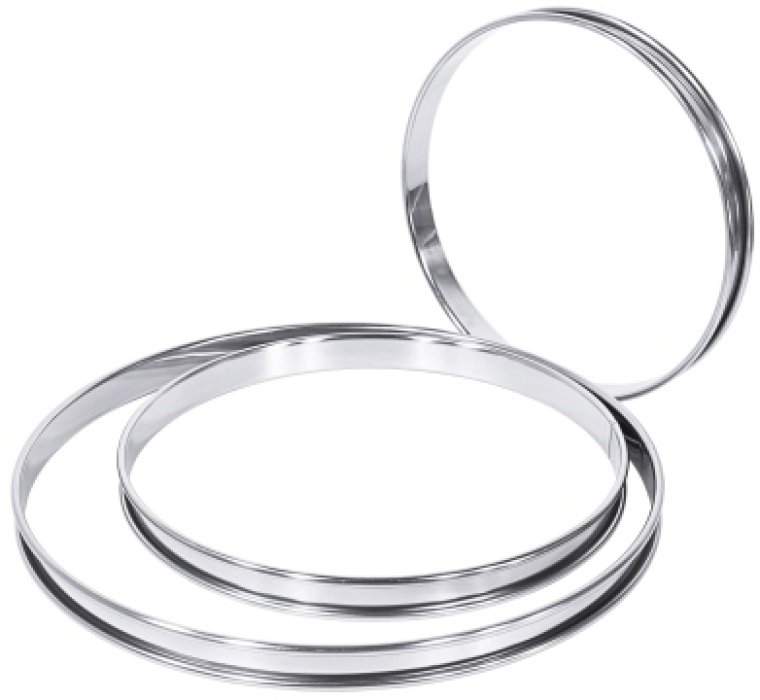 Tortenbodenring, flach 8 cm